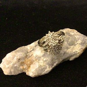 Preloved 10K Diamond Cocktail Statement Ring